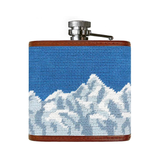 Ski Trails Needlepoint Flask by Smathers & Branson—Elevate Your Après-Ski With This Stylish and Durable Flask