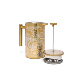 Parks Project National Parks Brass French Press—Designed for Both Indoor and Outdoor Use, the Perfect Companion for Your Morning Rituals