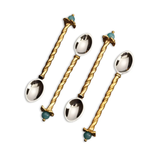 Venise Dessert Spoons Set—Inspired by Venetian Artisans, This Cocktail Cutlery Collection Blends Old-World Elegance With Modern Practicality