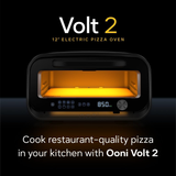 Ooni Volt 2 Indoor Electric Pizza Oven—Make Restaurant-Quality Pizza at the Touch of a Button