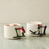St. Jude Skier Stacking Figural Mug—This Limited-Edition Mug Supports a Great Cause, as 12% of the Purchase Price Is Donated to St. Jude Children's Research Hospital