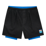 Driveway Paradise Black Denim Sport Jorts—Combining the Rugged Look of Classic Denim With the High-Performance Feel of Your Favorite Athletic Gear, These Are the Ultimate "Do-It-All" Bottoms