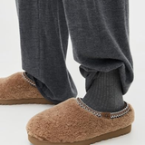 UGG Women's Tasman Maxi Curly—A Luxurious, Lounge-Ready Slipper Featuring a Plush Curly Sheepskin Upper and the Signature Tasman Braided Collar