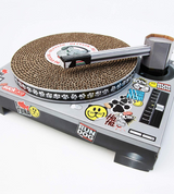 DJ Cat Scratching Pad—Let Your Cat Scratch Some Laid-Back Beats With This Cardboard Scratching Pad Shaped Like A DJ Turntable