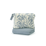 Kashwere Travel Blanket With Strap Botanical Chenilla Fine™—Travel in Style and Surround Yourself With Comfort