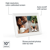Aura Digital Picture Frame—Preload Photos, Videos, and a Message for a Thoughtful, One-of-a-Kind Gift