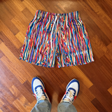 Full Court Basketball Shorts—Vibrant, Eye-Catching Streetwear Aesthetic Perfect for Standout Summer Style