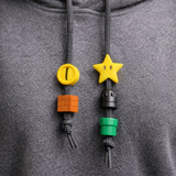 Retro Gaming Hoodie Charms—A Nostalgic, Pixel-Style Flair for Any Gamer's Favorite Hoodie