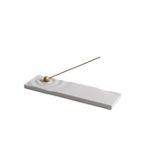 Ripple Incense Burner—Features a Bronze Gimbal for Customizable Incense Angles and Minimalist Design