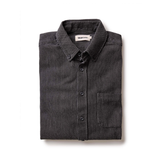 Taylor Stitch The Jack in Roped Black Indigo Shirt—A Versatile, Organic Cotton Shirt With Custom Indigo Rope Texture
