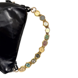 Gold Watch Shoulder Bag Strap—Unique Handbag Accessory Crafted From Functional Vintage Watch Faces
