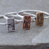 Tiny Tarot Card Stacking Ring—A Spooky Stack for Your Witchy Friends