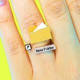 Studiocult New Folder Ring—A Nostalgic, Retro-Tech Statement Oiece