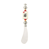 Repurposed Mahjong Tile Spreader—A Real Mahjong Tile Gives this Stainless Steel Spreader a Winning Personality at Every Gathering