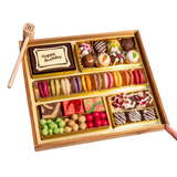 Boardarie Birthday Dessert Board—Interactive, Stunning Artisan Sweets Featuring a Fun Smashable Chocolate Box