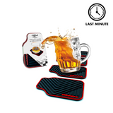 Car Mat Coasters—Rev Their Engines with This Simple, Yet Subtle Nod To Their Love of Cars