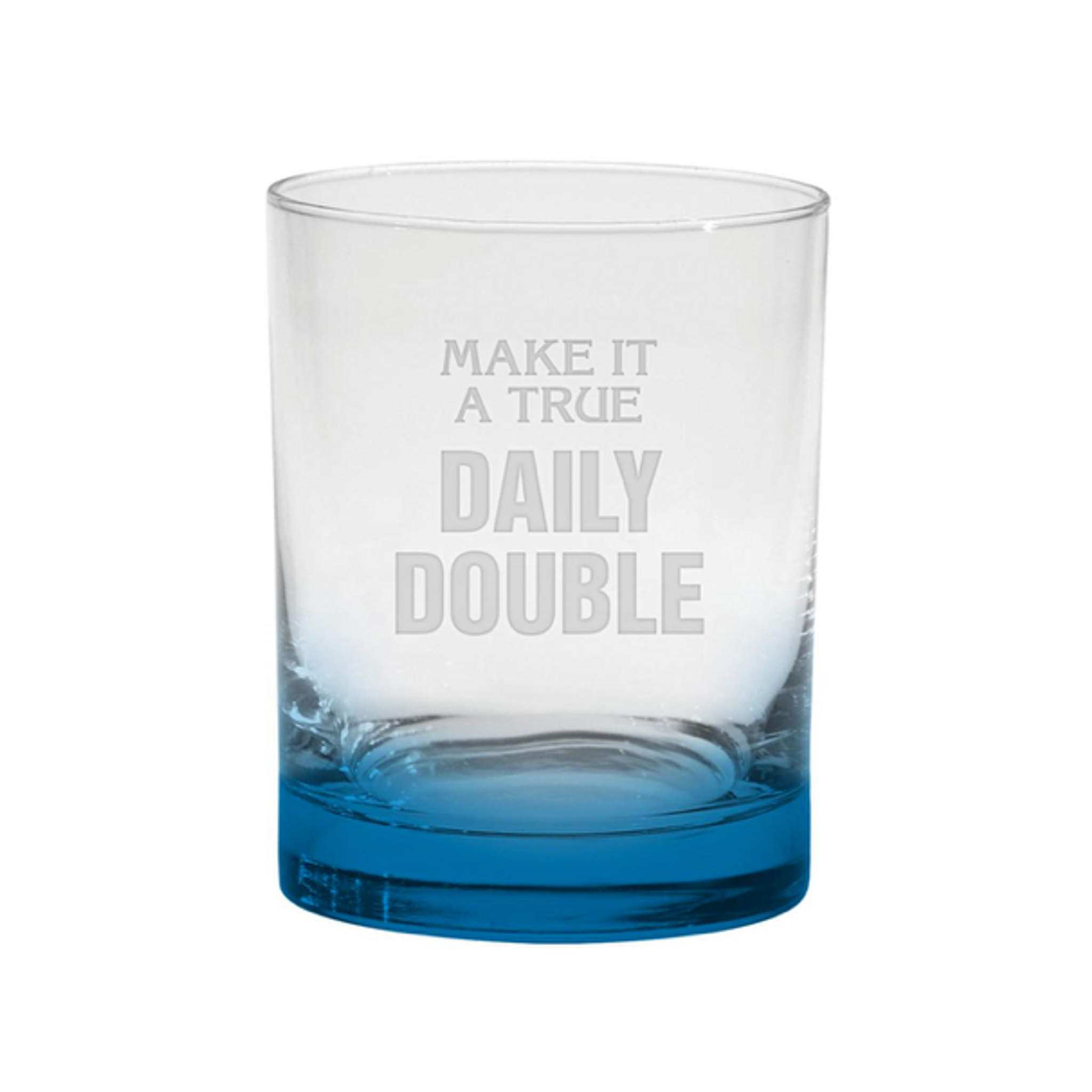 Jeopardy Whiskey Glass Make it a True Daily Double