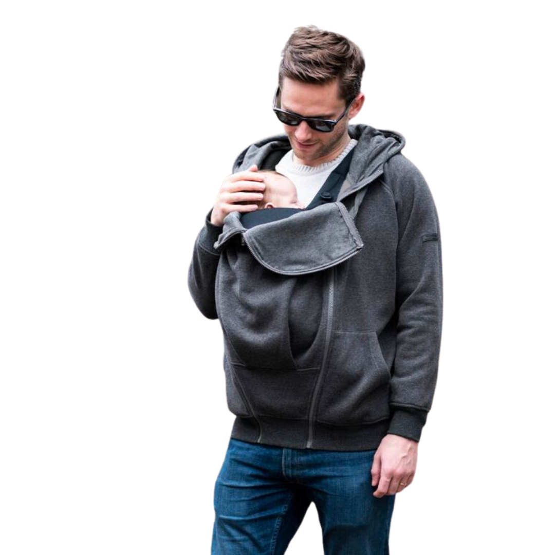 Seraphine Men's Hoodie with Baby Pouch
