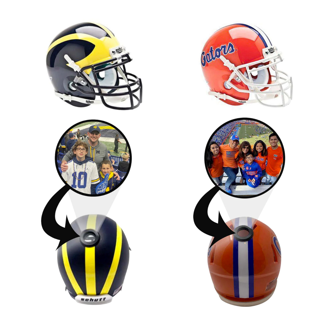 FOCO Unisex NCAA College Team Helm Wandschild – Offiziell Lizenziertes Fan-Item Für Die Man-Cave