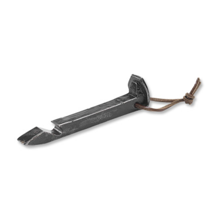 Railroad Spike Bottle Opener—Hand-Forged from a Carbon Steel Railroad Spike, This Bottle Opener Will Last You a Lifetime