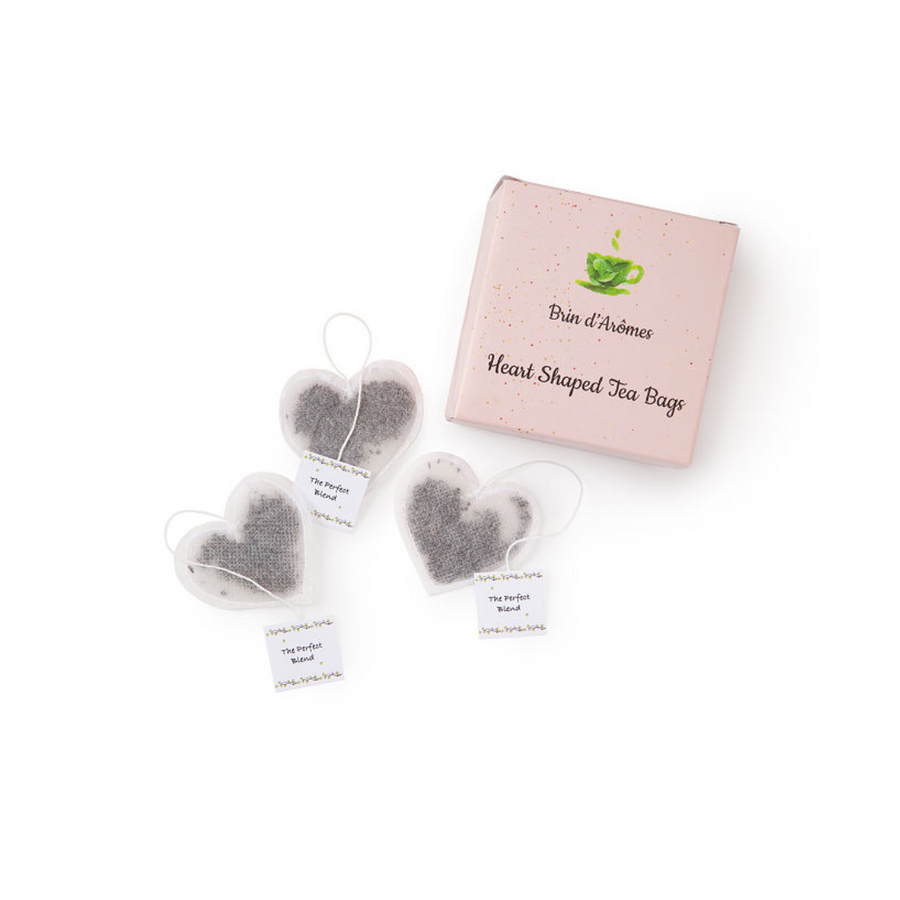 Heart-Shaped Tea Bags—These Heart-Shaped Tea Bags Are Inspired by the Joy of Spending Time Unwinding with Good Friends