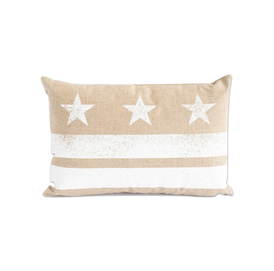 Natural DC Flag Pillow