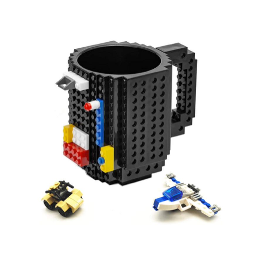 Build-On Brick Mug—Creative Coffee Breaks Are Just a Sip and Brick Away