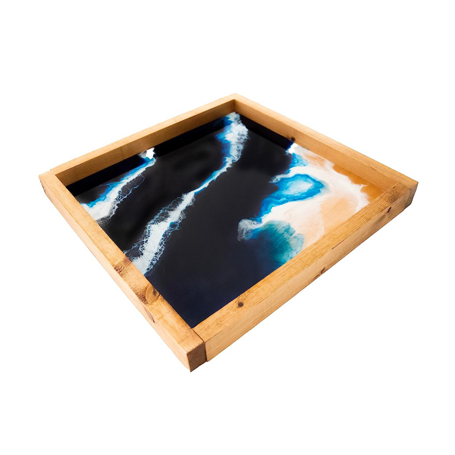 Ocean Coastal Charcuterie Platter—Let The Captivating Colors Of Deep Blue, Ocean Green And Warm Sand Remind You Of The Peaceful Call Of The Ocean