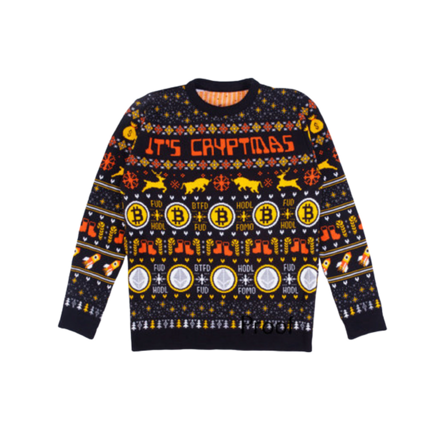 Merry Cryptmas Cryptocurrency Ugly Christmas Sweater