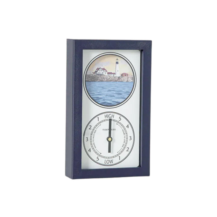 Seaside Surprise Moving Tide Clock—A Tide Clock That Lets You Watch The Water Rise And Fall At The Foot of Your Favorite Lighthouse