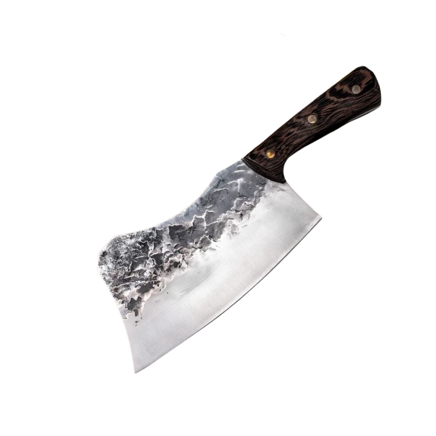 Handmade Forged Bone Chopper—A High Carbon Stainless Steel Butcher Knife For the Top Chef