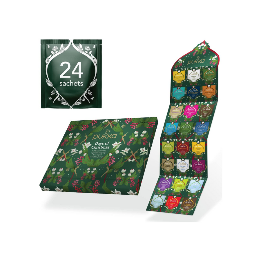 Pukka Tea Advent Calendar (24 Count)—24 Days Worth of Tea Exploration