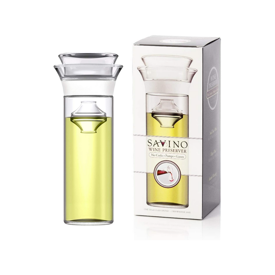  Savino Connoisseur: Wine Saving Carafe—A Luxe Way To Decant & Preserve Your Wine