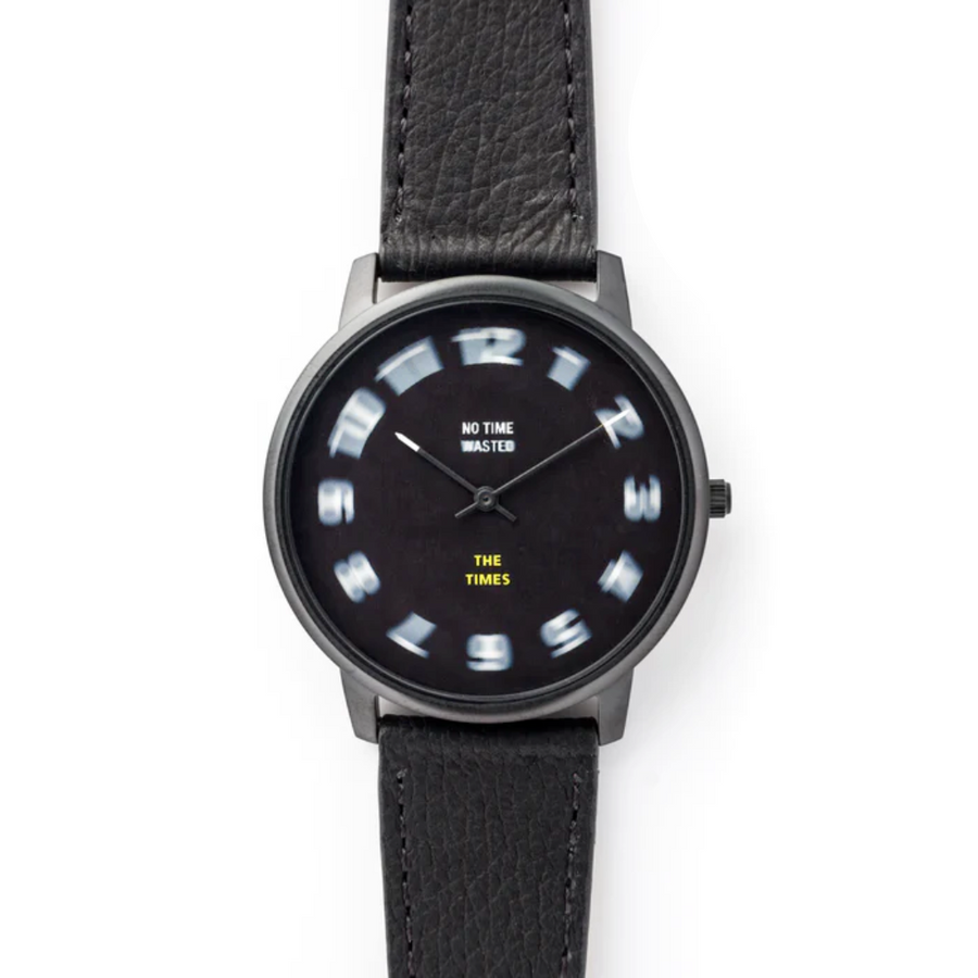 Project Watches No Time Wasted—Time Moves Quickly, Sometimes So Fast That the Hours and Minutes Can Feel a Little Hazy. This Watch Induces an Optical Illusion That Will Make Anyone Do a Double Take