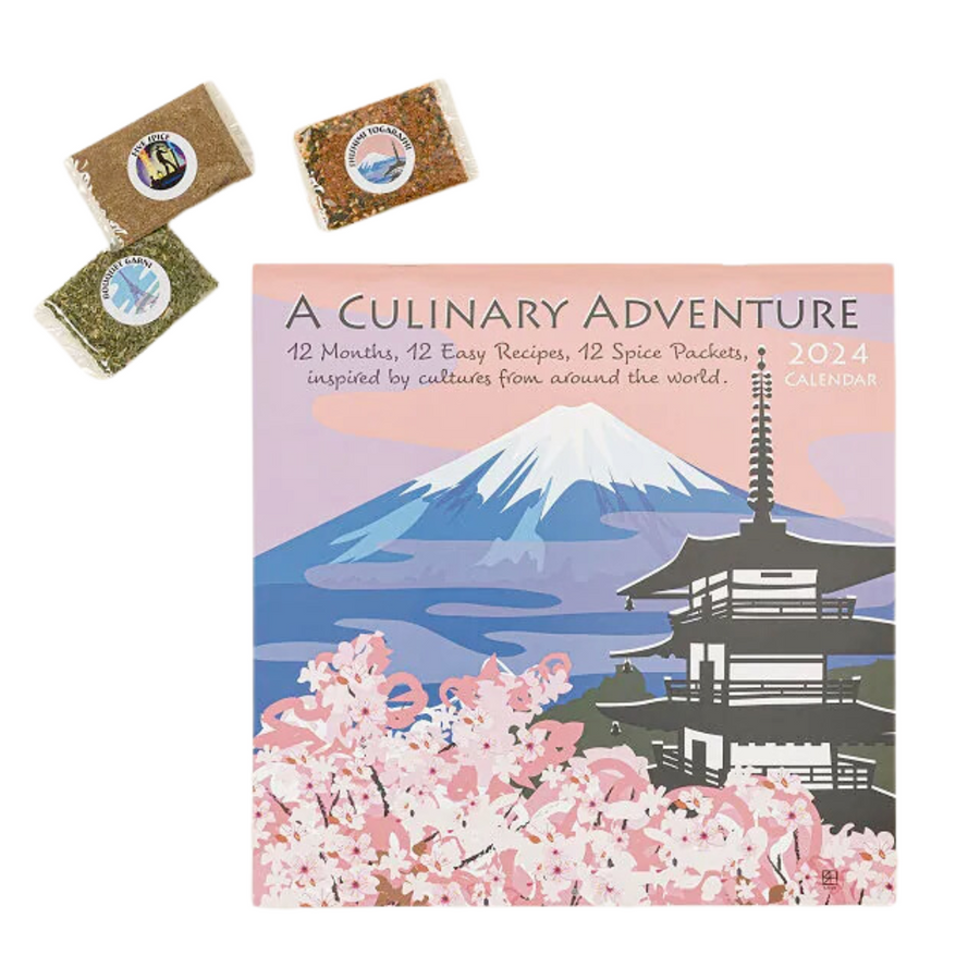 Explore with Spice: A Global Culinary Calendar—Epicurean Escapade: Explore The Cuisine Of A New Country Each Month With Easy Recipes, Artisan Spice Packets, And Eye-Catching Destination Artwork