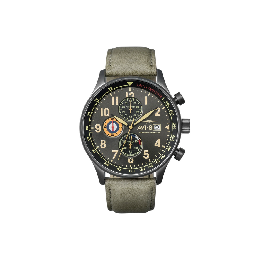 AVI-8 Hawker Hurricane Classic Chronograph Watch—This Timepiece is a Tribute to Arguably The Most Iconic Plane From The WWII Era