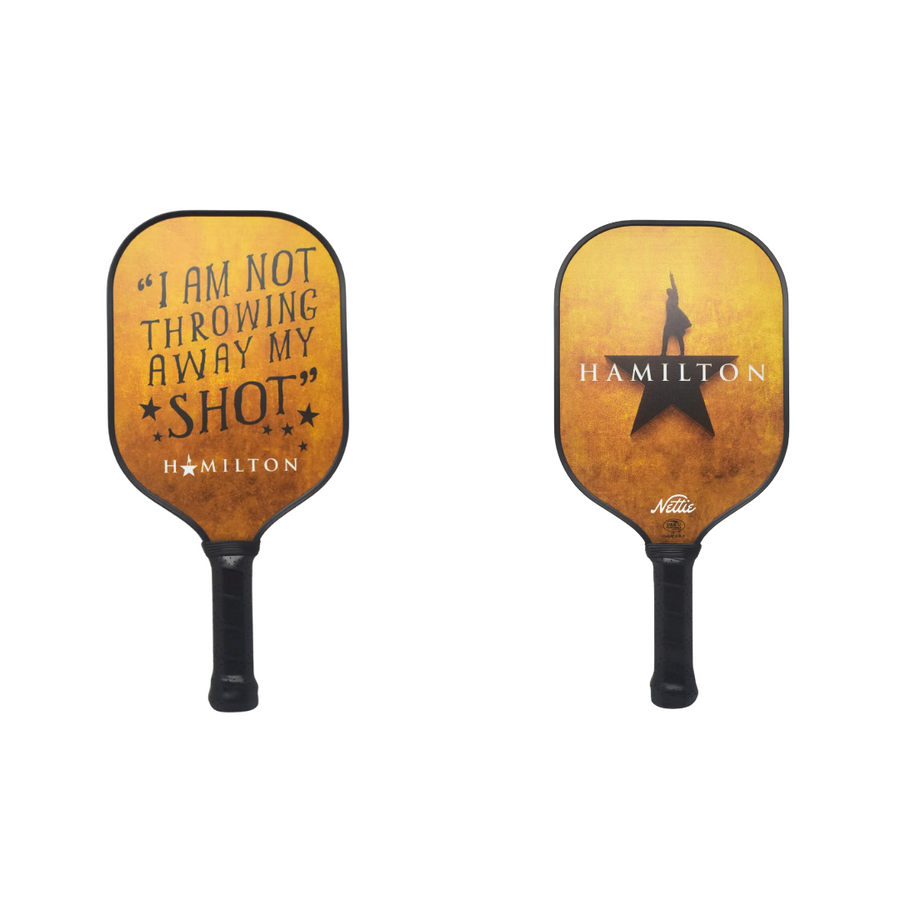 Hamilton x Nettie Pickleball Paddle—Never Miss Your Shot with this Tony Award, Pulitzer-Prize Winning Musical Collaboration