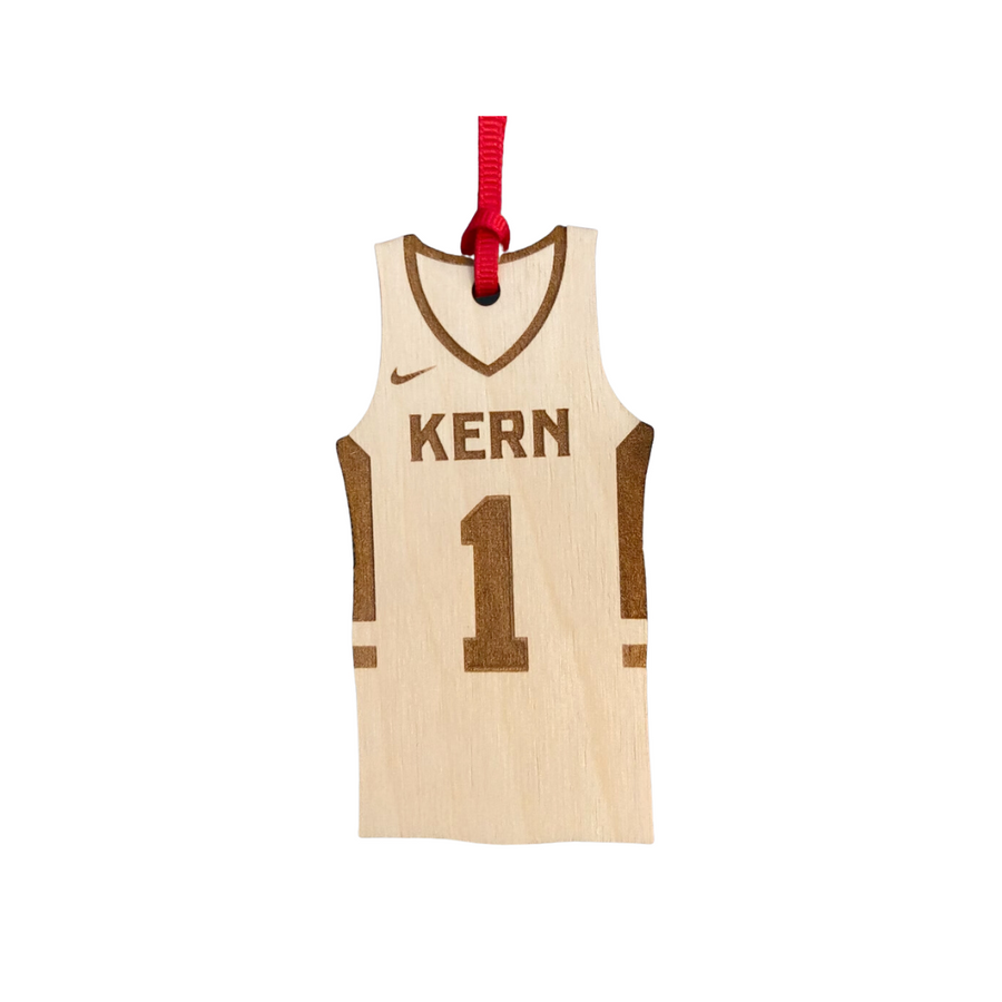 Basketball Jersey Personalized Ornament—Celebrate Their Passion for Hooping With a One-of-a-Kind Ornament