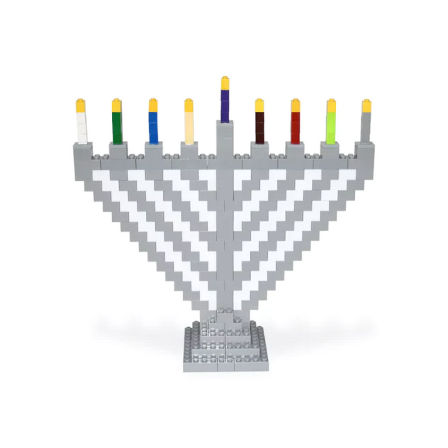 Hanukkah: Build-a-Brick Menorah—The Festival of Lights Comes to Life as You Build This Menorah and Add a Candle Each Night