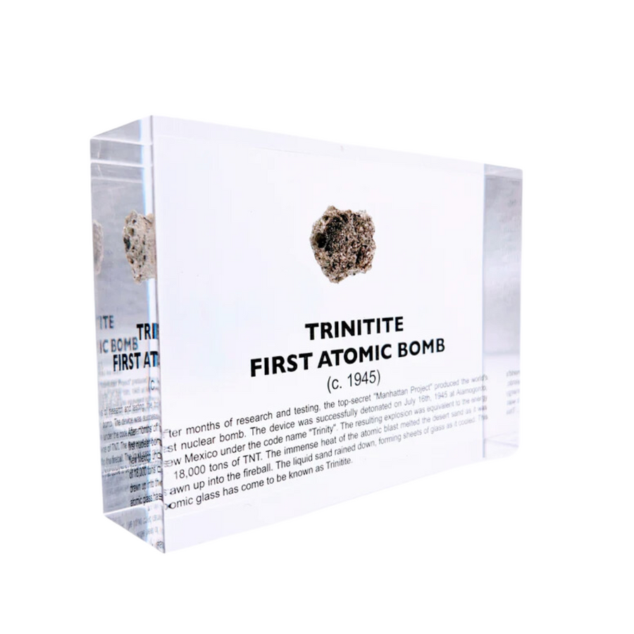Engineered Labs Trinitite—Immense Heat From The Atomic Bomb Test Melted Desert Sand Forming Sheets of Glass Known As Trinitite