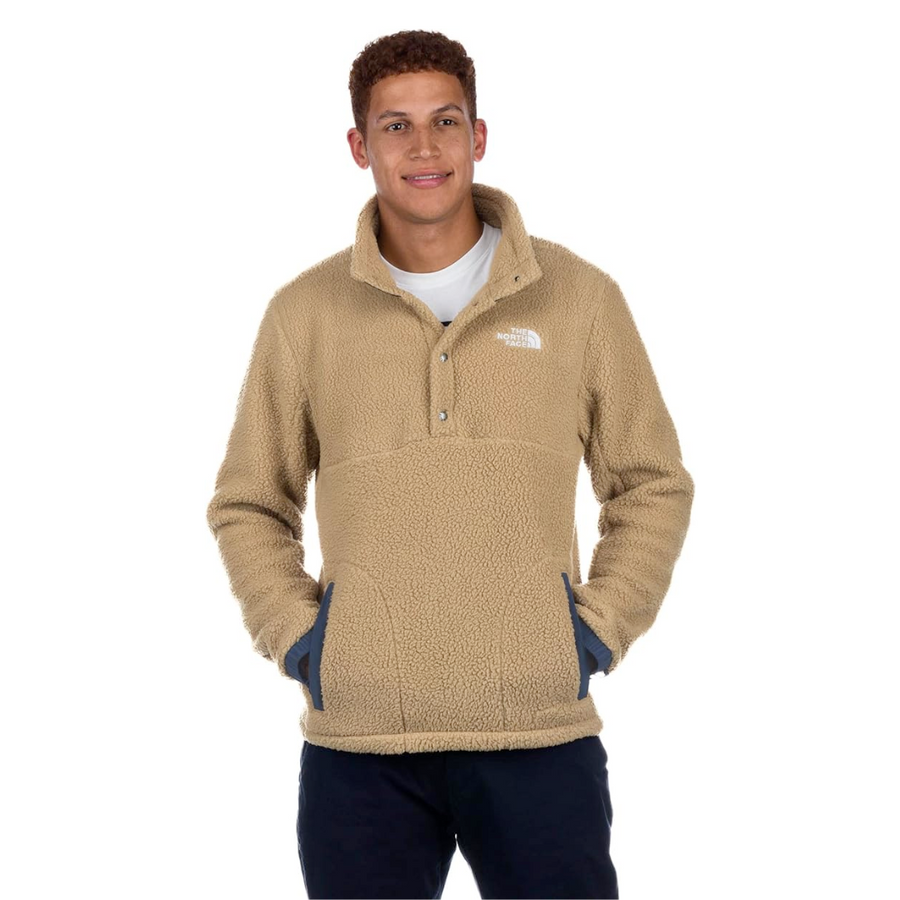 The North Face Men's Parkview Fleece Snap Pullover—With Its Cozy Fleece Fabric And Convenient Snap Closure, This Pullover Provides Both Comfort And Ease Of Wear