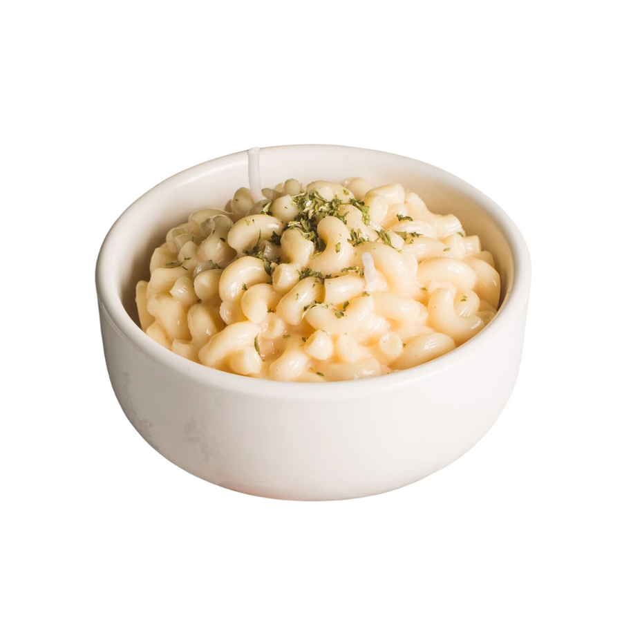 Mac and Cheese Candle Bowl—Indulge Your Senses With the Enticing Aroma of Creamy Comfort Food, Or At Least The Appearance of it