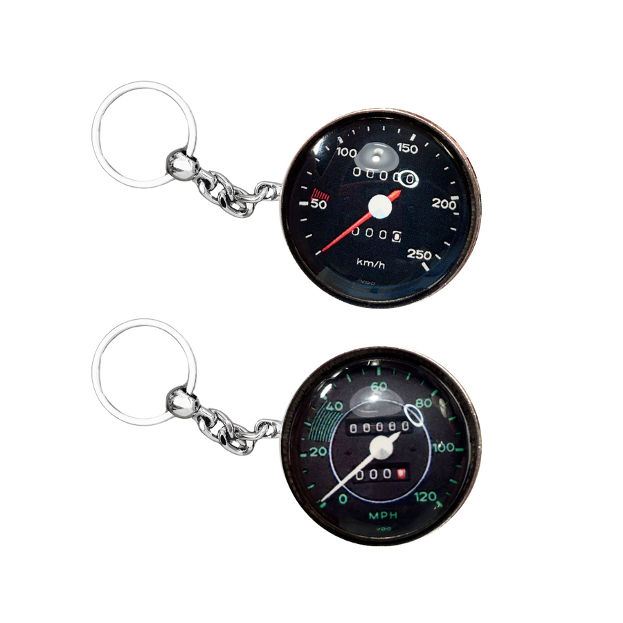 Vintage Porsche Speedometer Keychain—Rev Up Your Style With This Unique Accessory Paying Homage to Porsche History