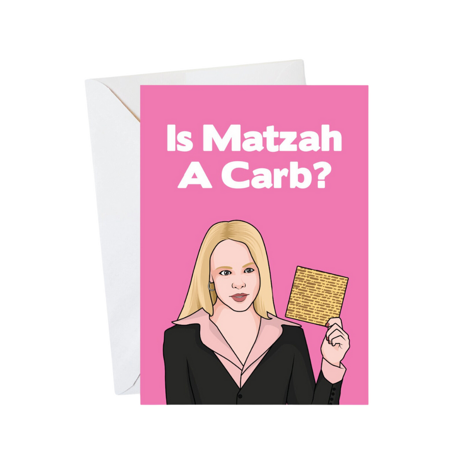 Mean Girls Passover Card—Whether or Not Matzah is a Carb, You'll Enjoy This Passover Card