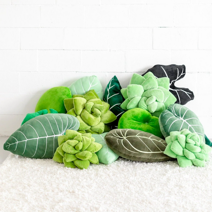 Green Philosophy Plush Plant Pillows—Create Your Personal Oasis and Fill Your Home With An Infusion of Nature's Charm
