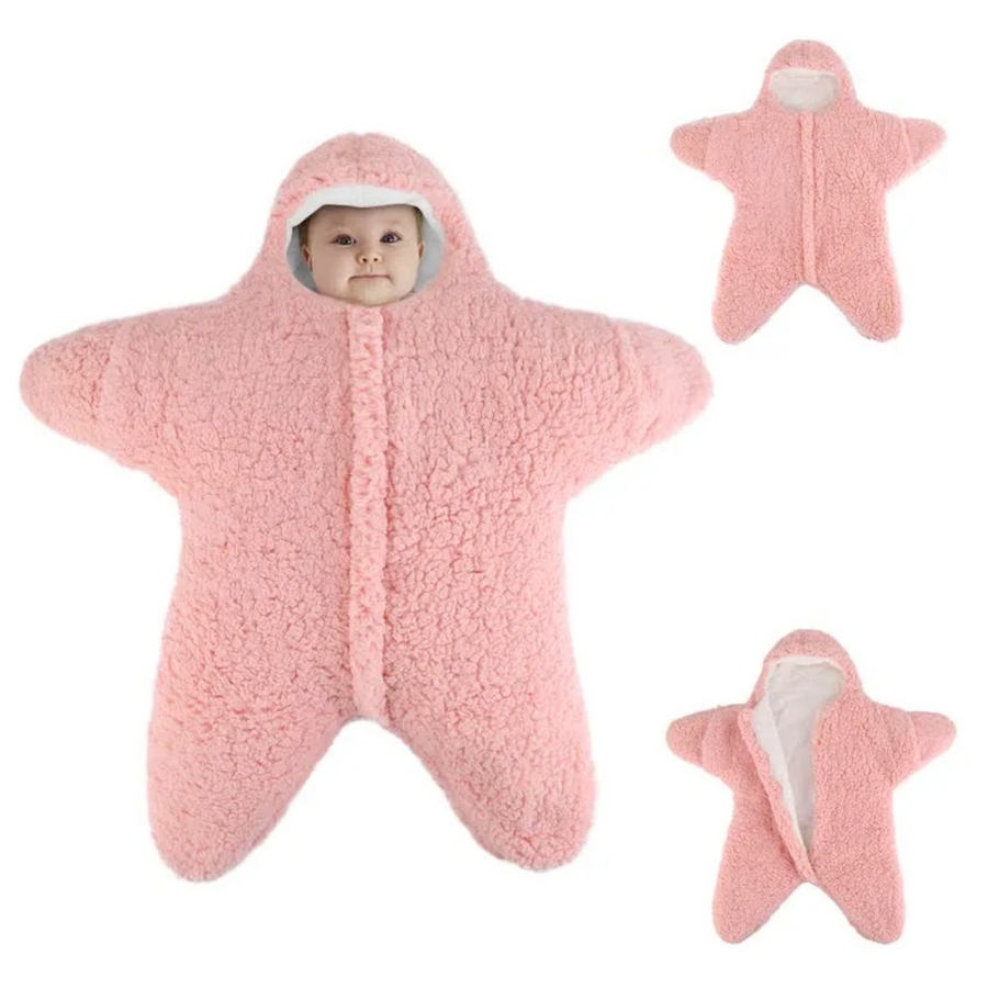 Mini Olie Baby Starfish Warm Sleeping Bag—Bring out Their Inner Patrick Star with This Comfortable Onesie