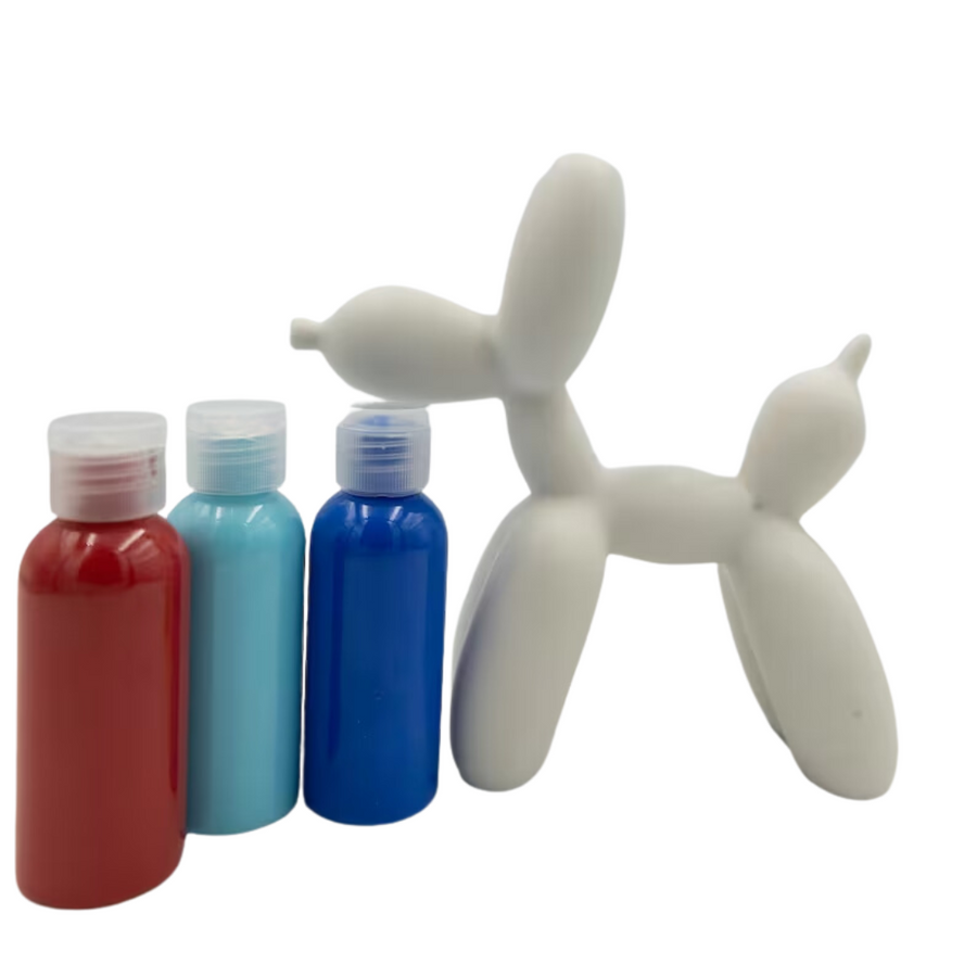 Pour Paint Ceramic Balloon Dog Kit—The Perfect Way to Unleash Your Creativity and Create an One-of-a-Kind Decor Piece