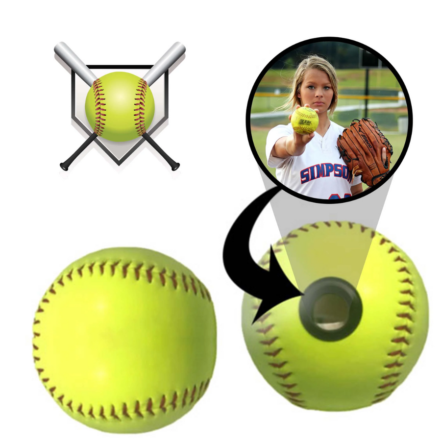 Fanz Collectibles Softball Hidden Picture Frame—Celebrate Their Love For The Game and Capture a Cherished Memory With This Hidden Picture Frame