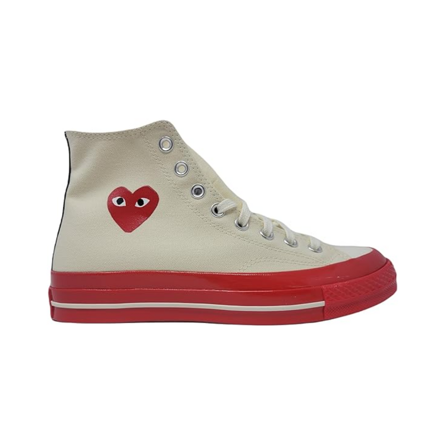 Converse Women's Chuck Taylor All Star Hi—Featuring a First-Ever Red Foxing And Odes To Collaboration’s Heritage, This Bold New Design Is Made For Those Who Follow Their Heart – And Their Own Footsteps