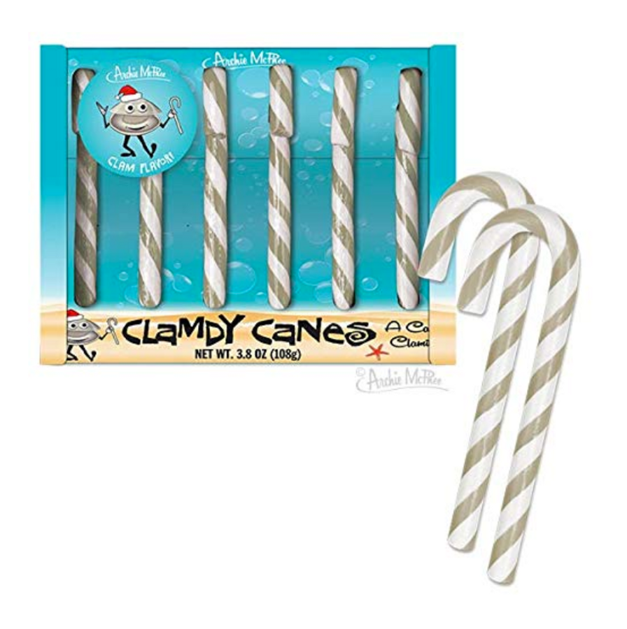 Clam Candy Canes